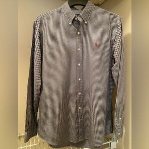Ralph Lauren Custom Fit Long Sleeve Button Up Shirt size Large EUC